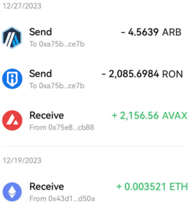 Wallet Activity Tracking